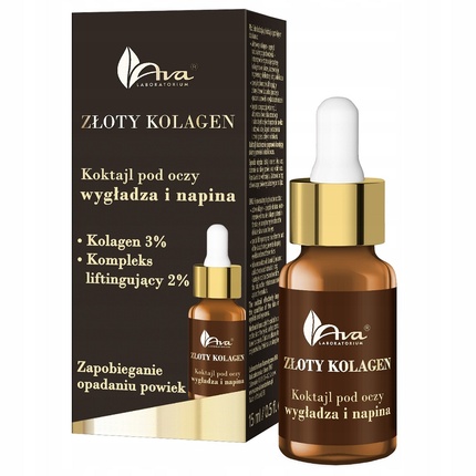 

Коктейль для кожи вокруг глаз Gold Collagen 15 мл Ava Laboratorium