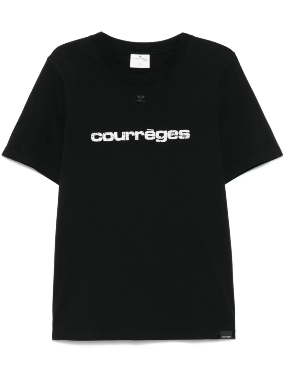 

Футболка с принтом Courrèges AC, черный