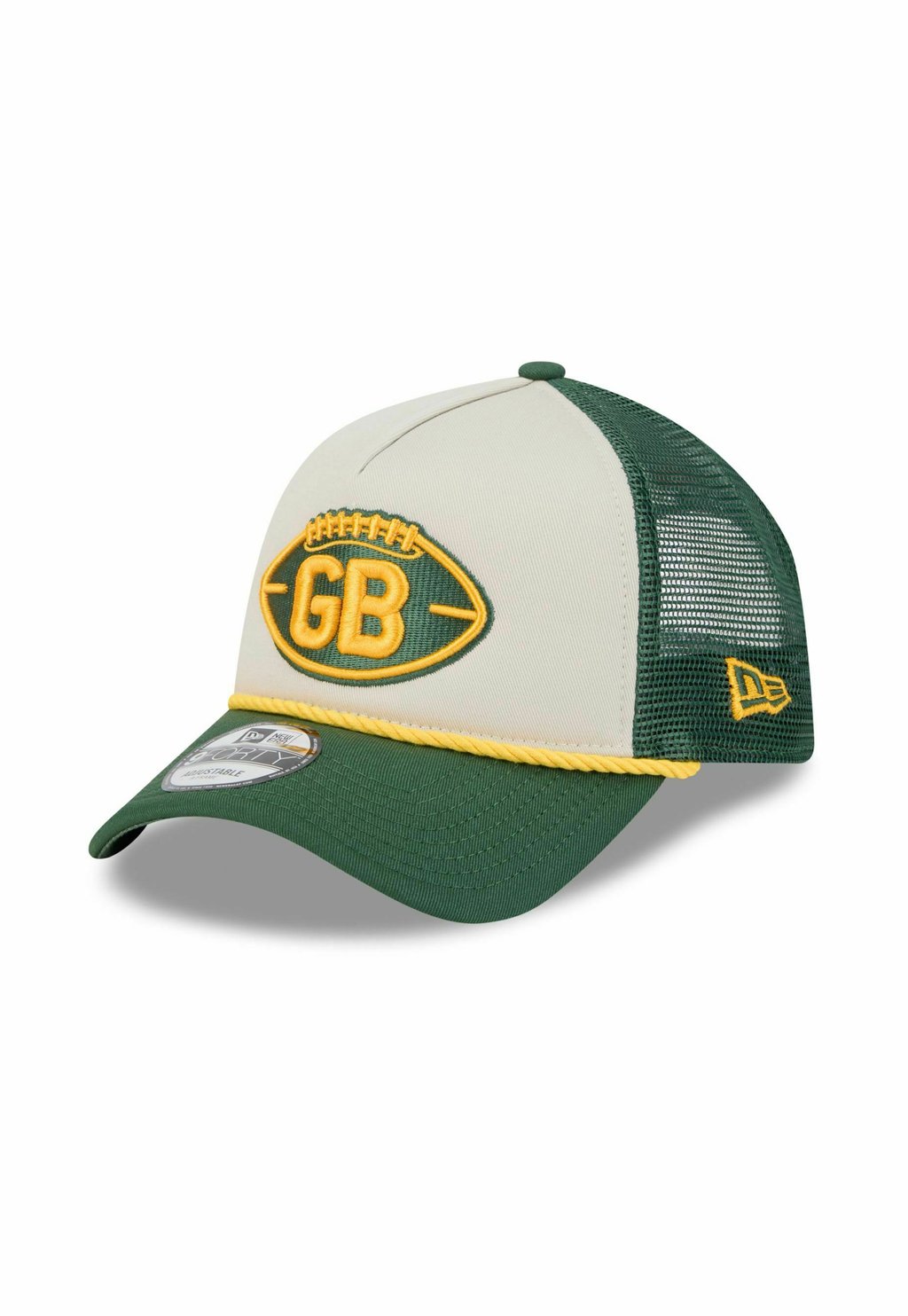 

Бейсболка TRUCKER SIDELINE HISTORIC BAY PACKERS New Era, зеленый