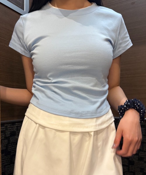 

Футболка с коротким рукавом, двухцветная, многослойная Geeong, светло-голубой