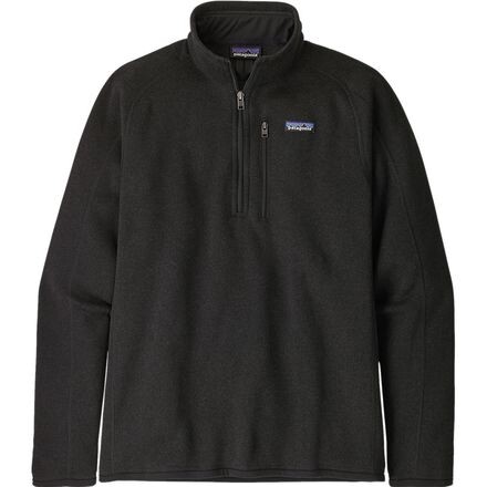 Флисовая куртка Better Sweater с молнией 1/4 мужская Patagonia, черный — фото 3