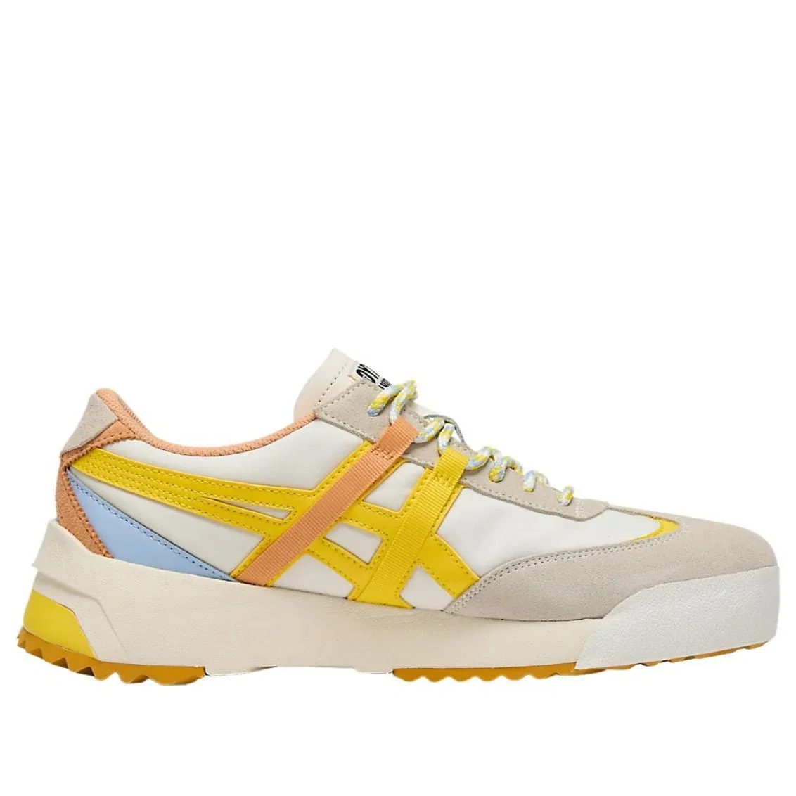 Кроссовки Onitsuka Tiger Delegation EX 'Cream Vibrant Yellow' 1183A604-101, белый — фото 2