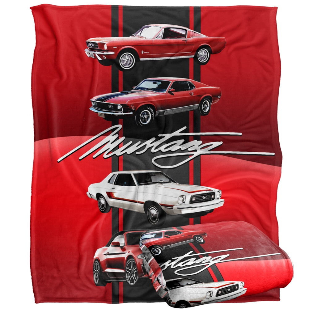 

Плед Mustang Line Up Silky Touch 50 x 60 футов, разноцветный