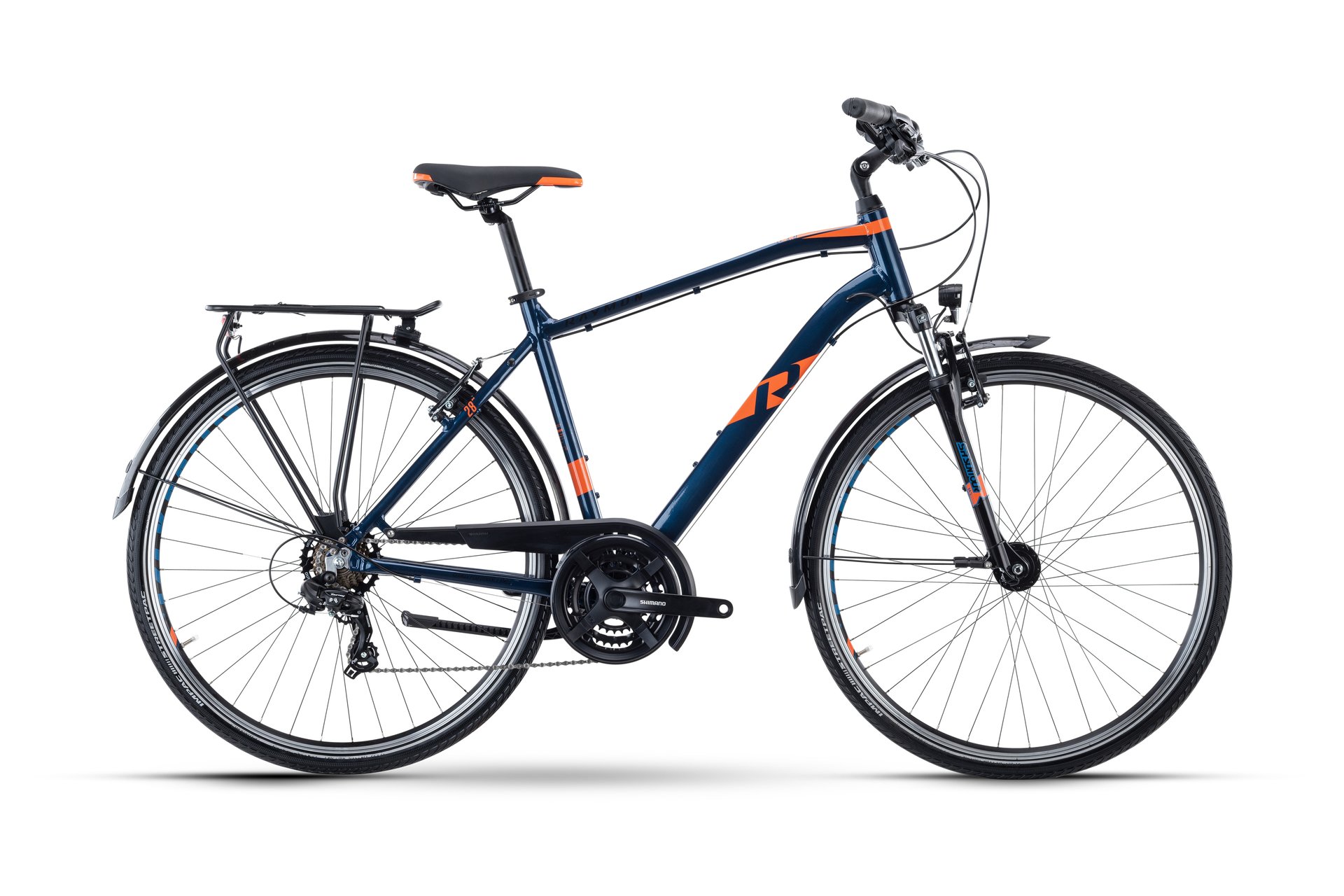 

Треккинговый велосипед Raymon TourRay 1.0 - 28 дюймов - Diamant - 2024, цвет Blau|darkblue/orange