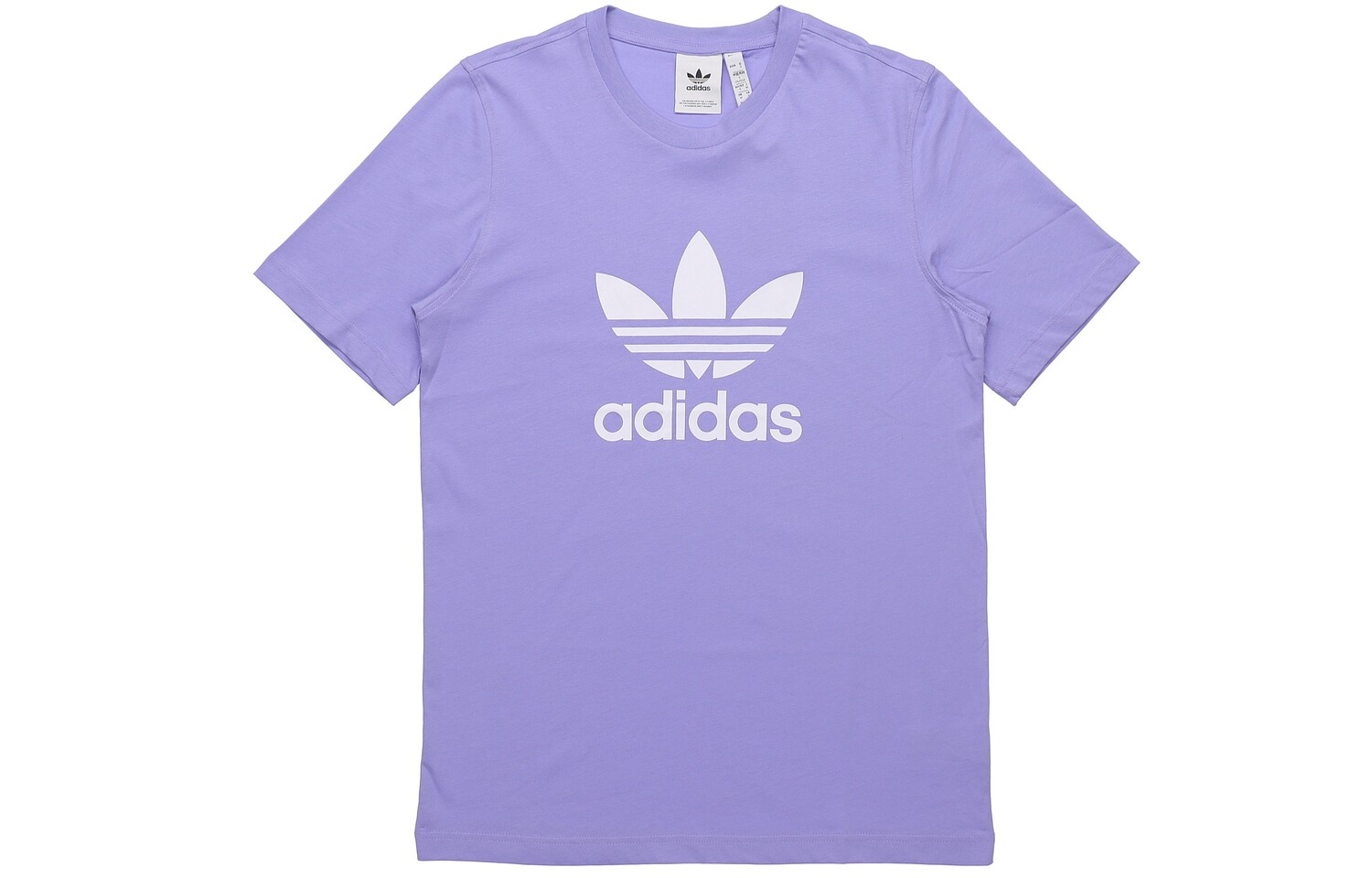 

Футболка с трилистником мужская сиреневая Adidas Originals, светло-фиолетовый