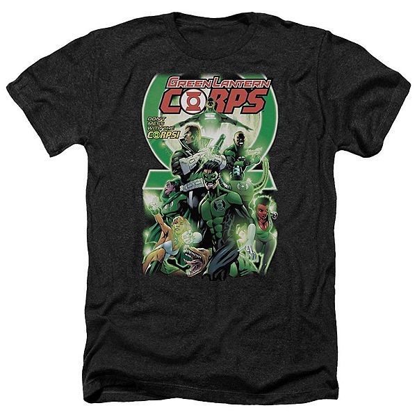 

Футболка Green Lantern GL Corps 25 Cover Adult Heather Licensed Character