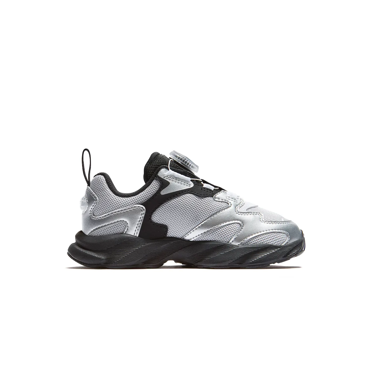Детские беговые кроссовки Heritage FHT с амортизацией FILA KIDS, Space Silver/Black — фото 4