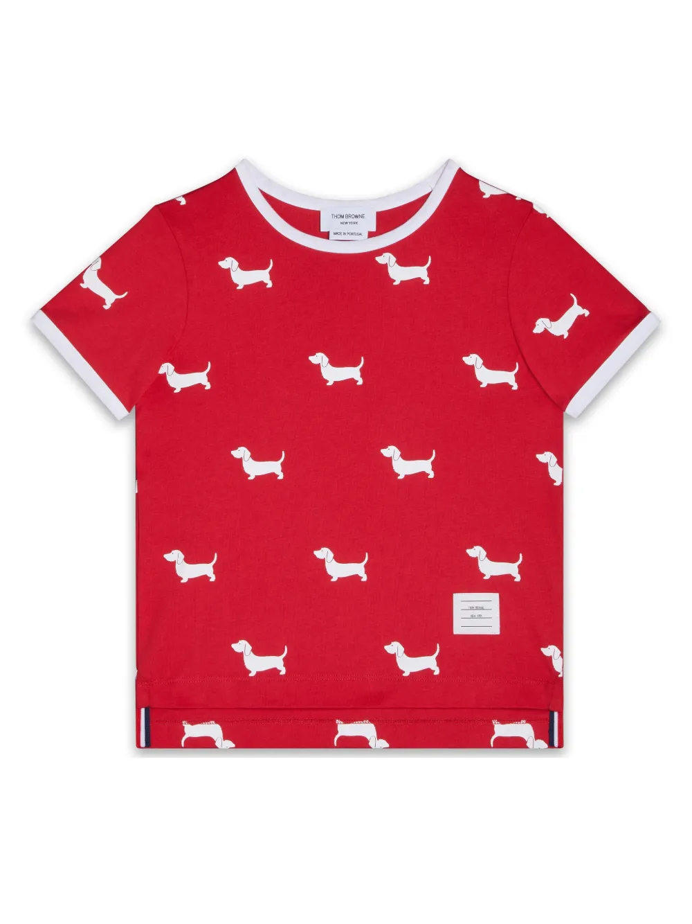 

Футболка с принтом Hector Thom Browne Kids, красный