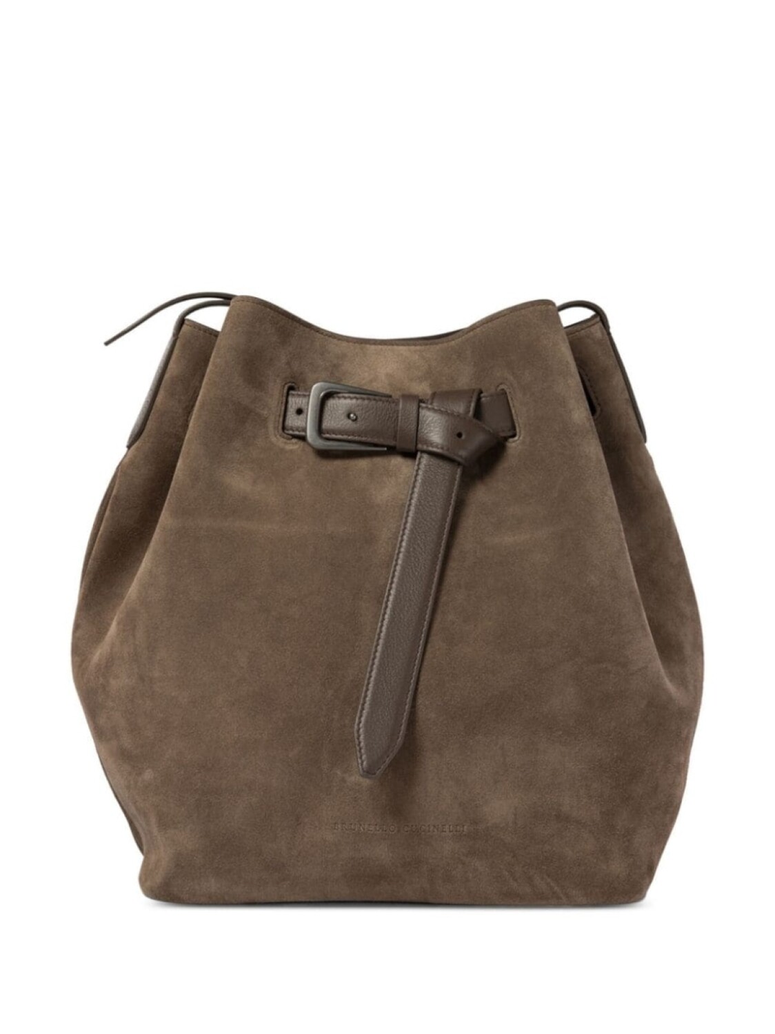 

Brunello Cucinelli сумка через плечо с пряжкой, коричневый