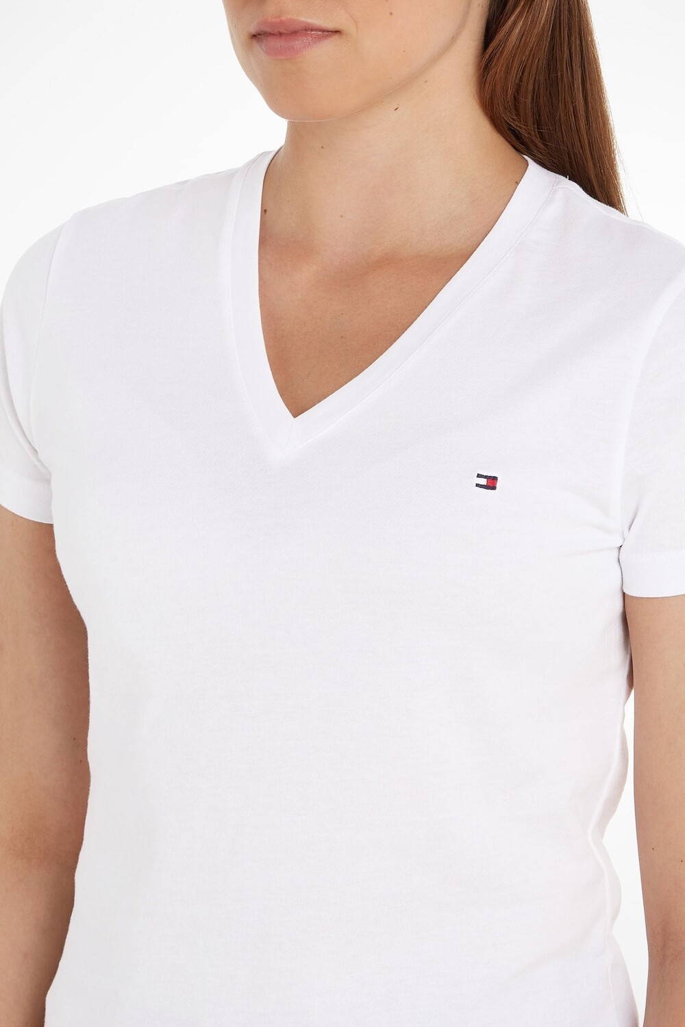 Футболка Heritage с V-образным вырезом Tommy Hilfiger, белый — фото 3