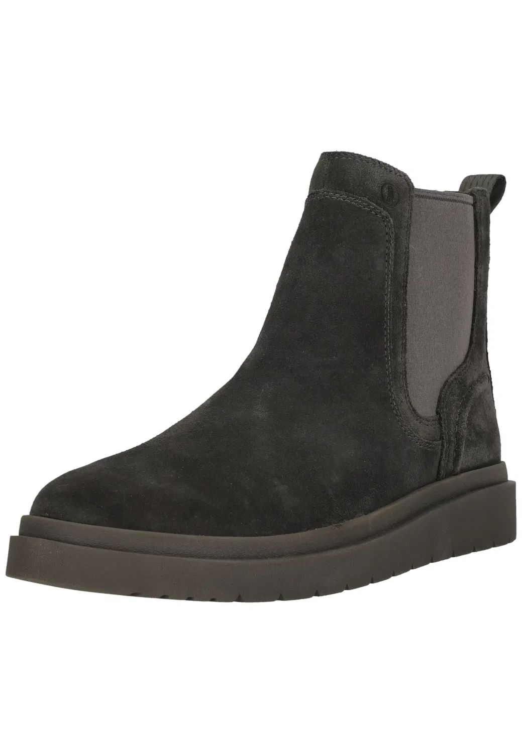 Челси-ботинки из замши, Clarks, темно-серый