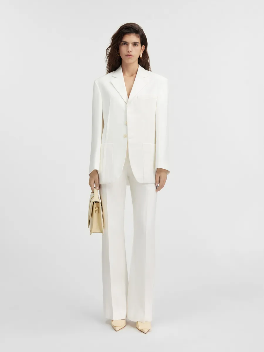 

Квадратный пиджак La Veste d'Homme Jacquemus, белый