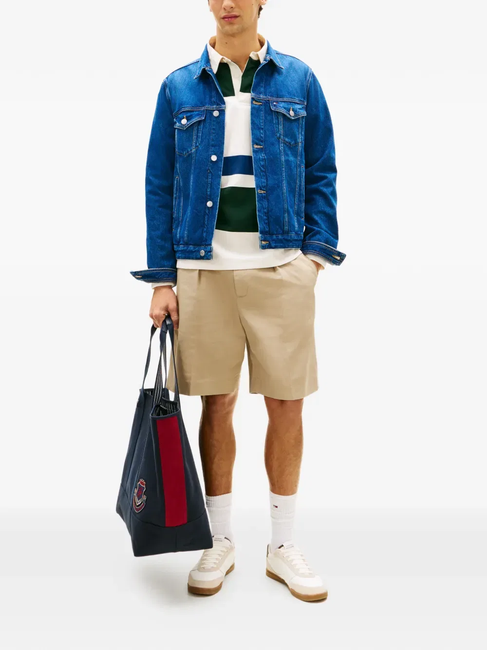 Джинсовая куртка с эффектом выцветшей ткани Tommy Hilfiger, синий — фото 2