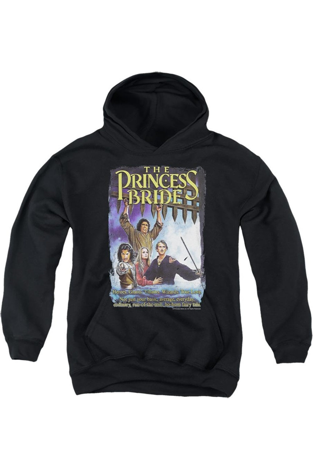 

Молодежная толстовка с капюшоном "Принцесса-невеста" альтернативный постер Gildan, черный