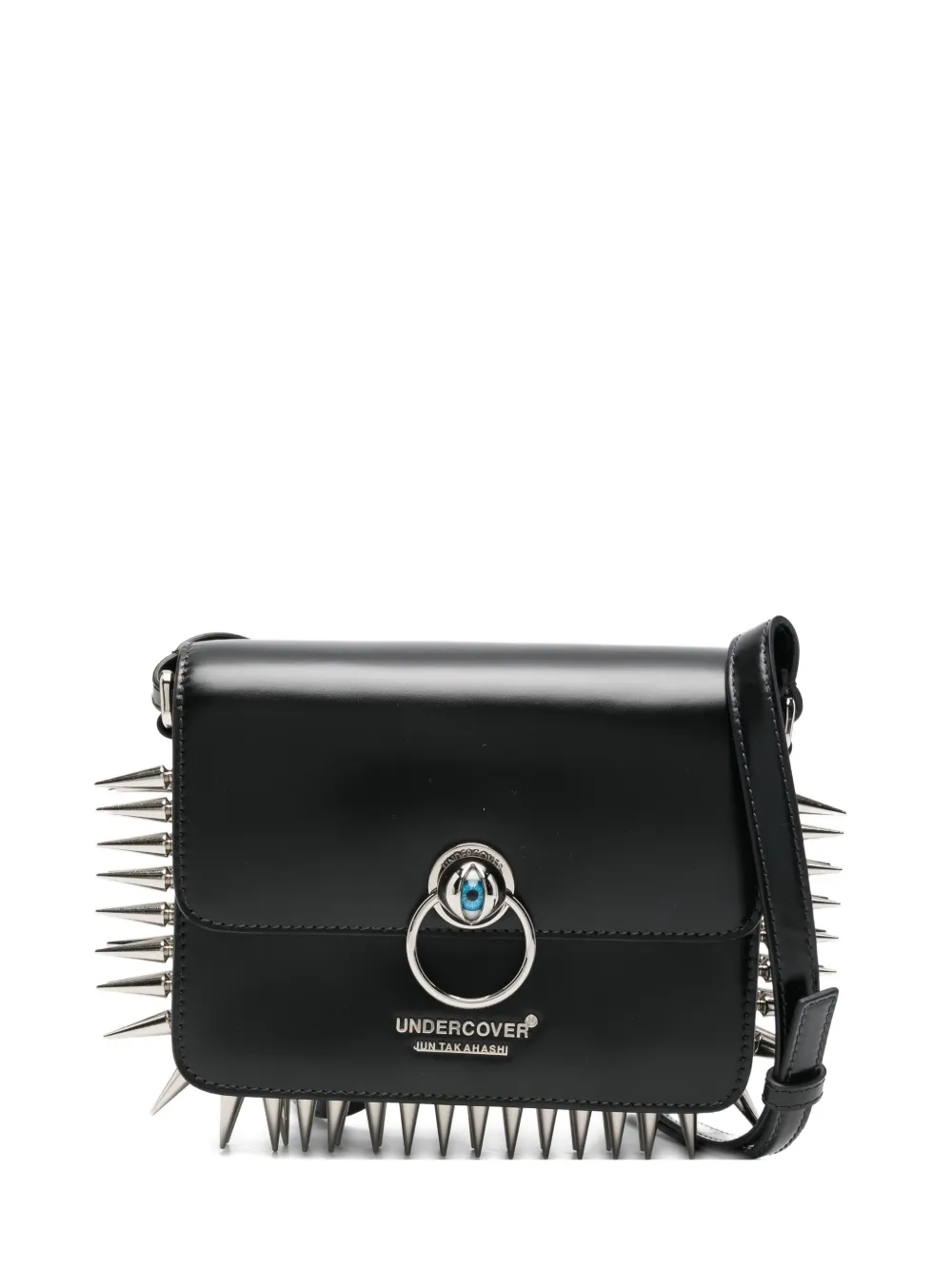 

Сумка на плечо с заклепками Undercover, черный