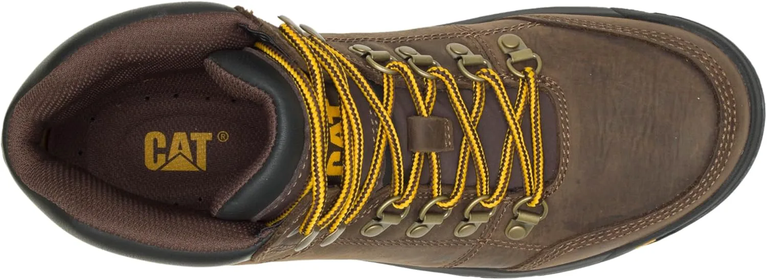 Мужские рабочие ботинки Cat Footwear с мягким носком, контурные, коричневый — фото 2