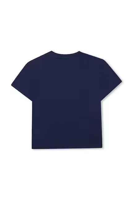Футболка детская с логотипом Kenzo Kids, синий — фото 2