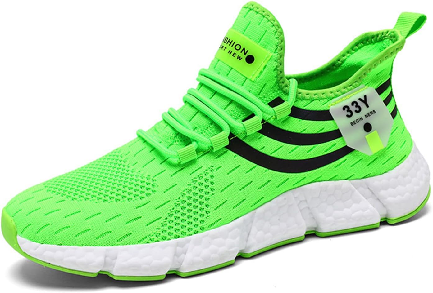 

Мужские легкие дышащие кроссовки для бега с амортизацией Abborora, зеленый