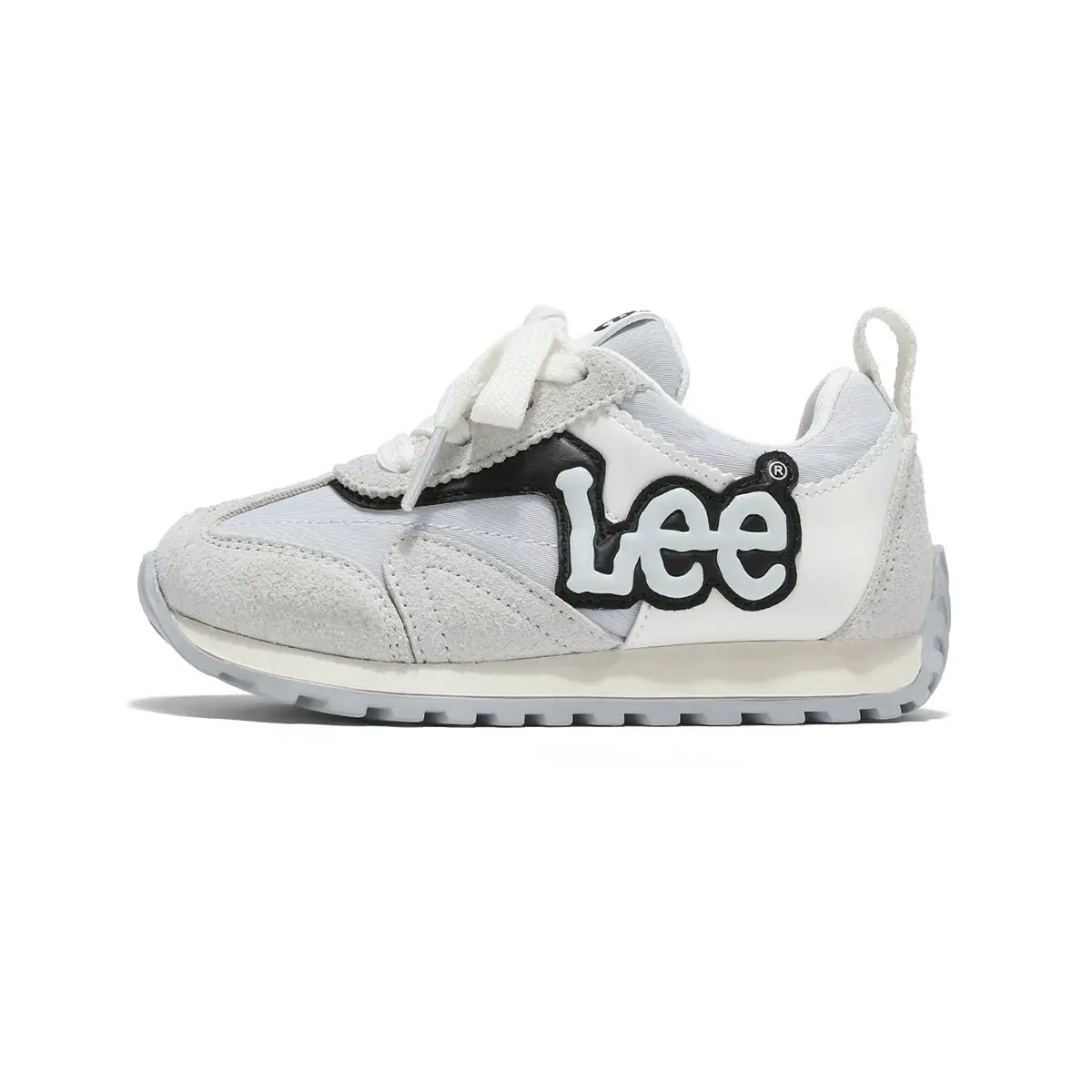 Lee Низкие детские уличные кроссовки gray silver kids'