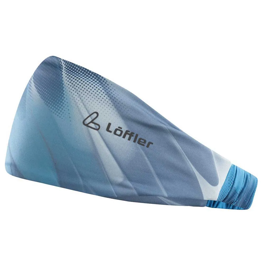 

Повязка на голову Loeffler Elastic Print, синий