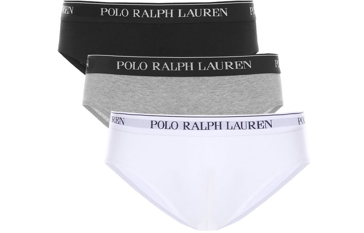 

Трусы Logo Band, набор из трех штук Polo Ralph Lauren, черный/белый/серый