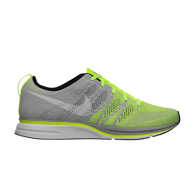 

Кроссовки Nike Flyknit Trainer + 'Volt White', зеленый