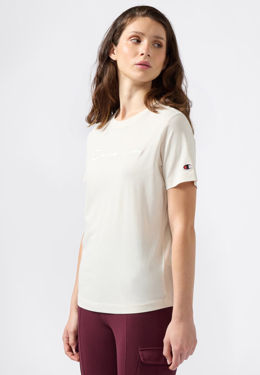 

Футболка Champion ICONS TONE-ON-TONE SLIM FIT, White/Off-White