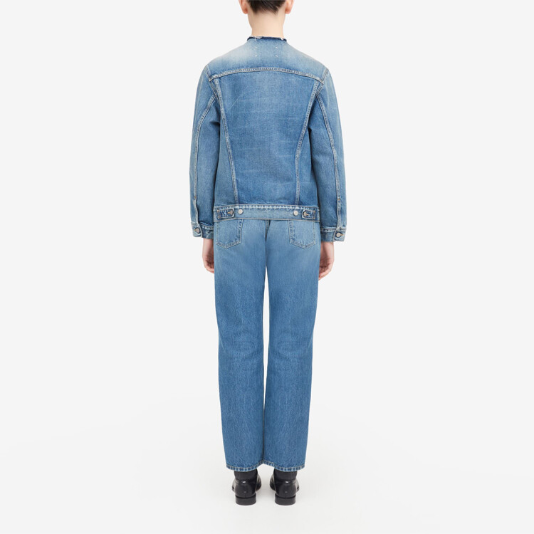 

Джинсовая куртка женская синяя Maison Margiela