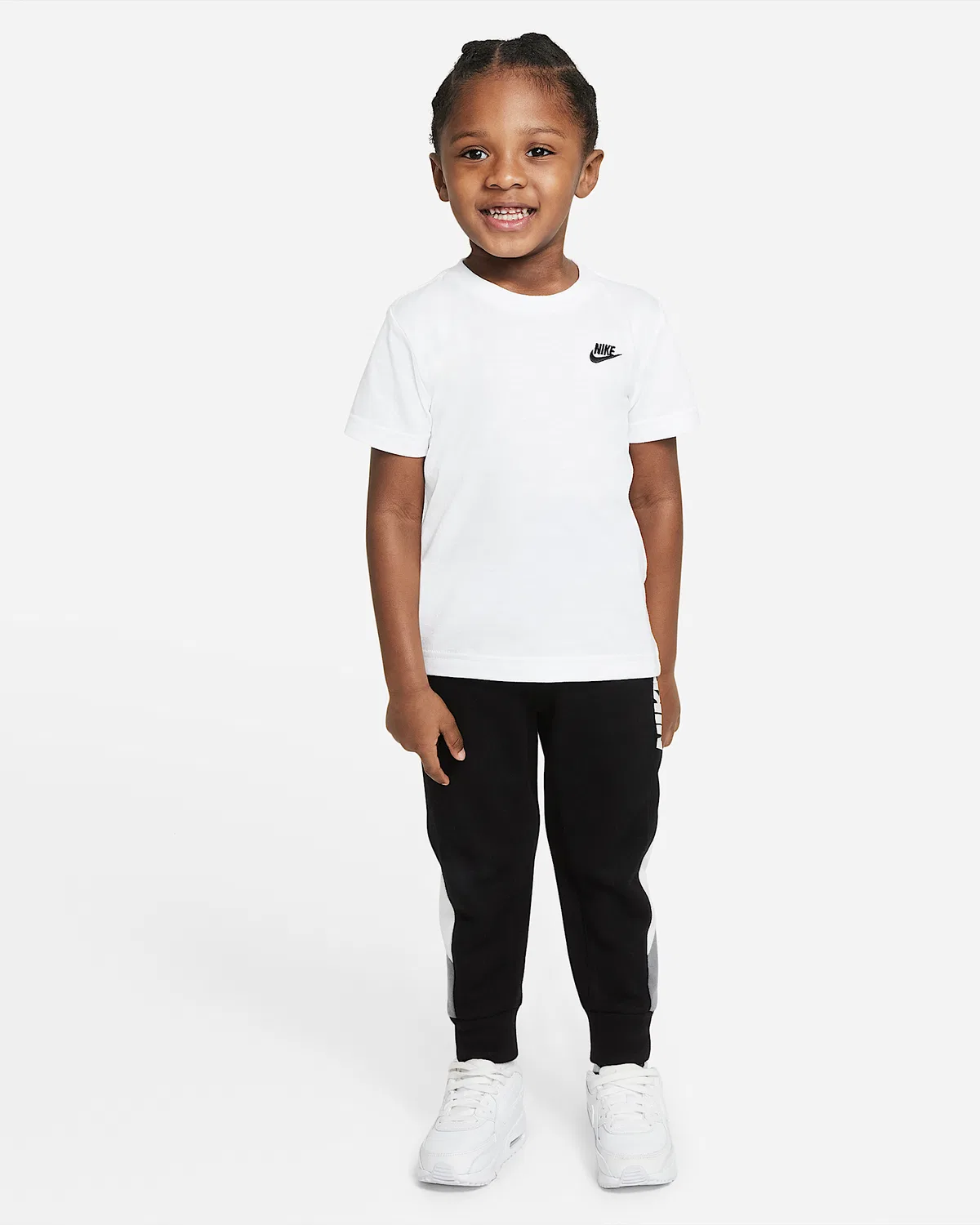 Детская футболка с вышивкой Futura Nike Sportswear, White — фото 4