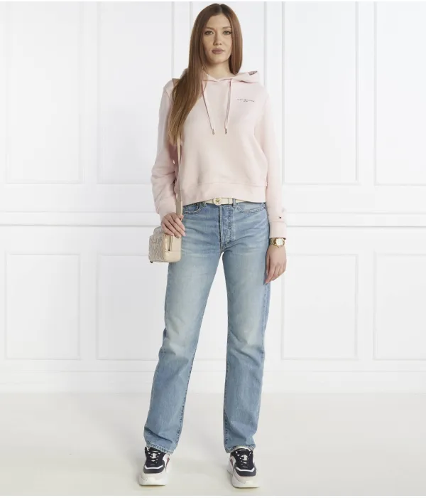 Толстовка с логотипом Mini Corp Relaxed fit Tommy Hilfiger, розовый — фото 2
