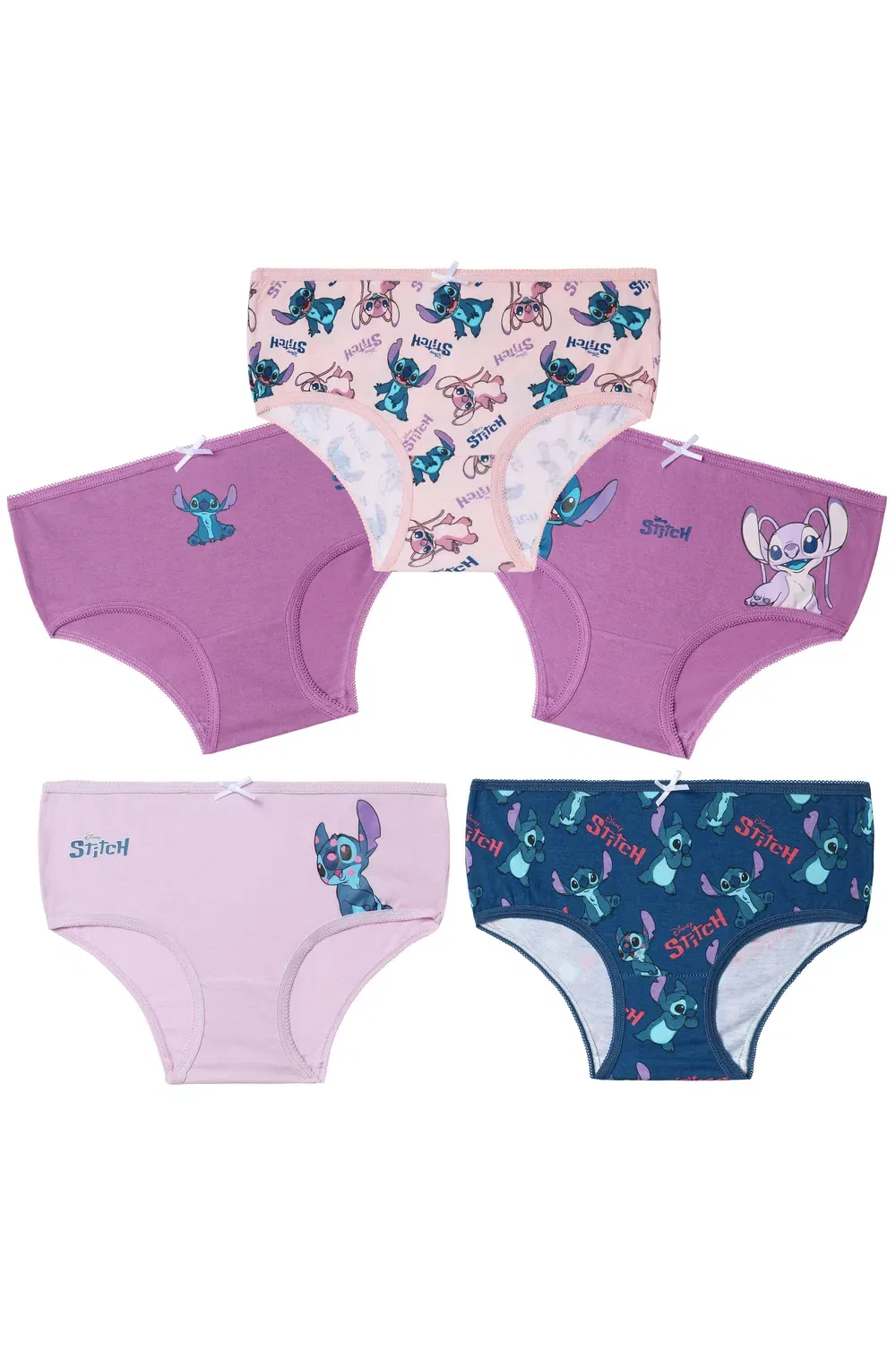 Набор трусов Disney Stitch, 5 шт, хлопок, мультиколор