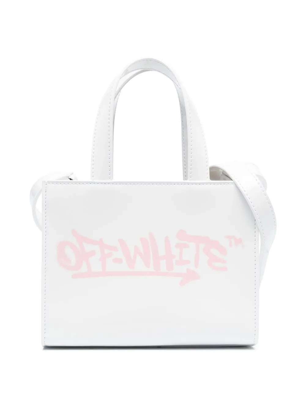 

Сумка-тоут с логотипом OFF-WHITE KIDS, белый