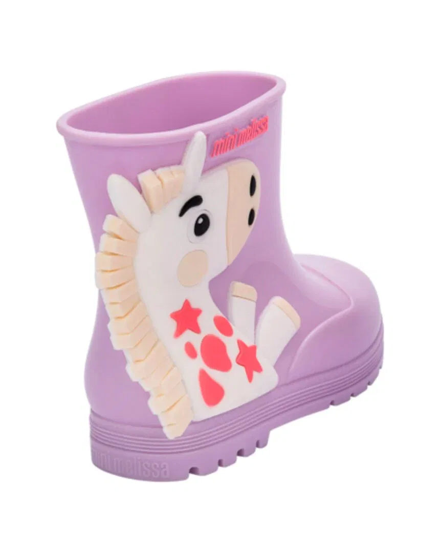 Детские сапоги Mini Melissa Welly Wonderland, фиолетовый — фото 3