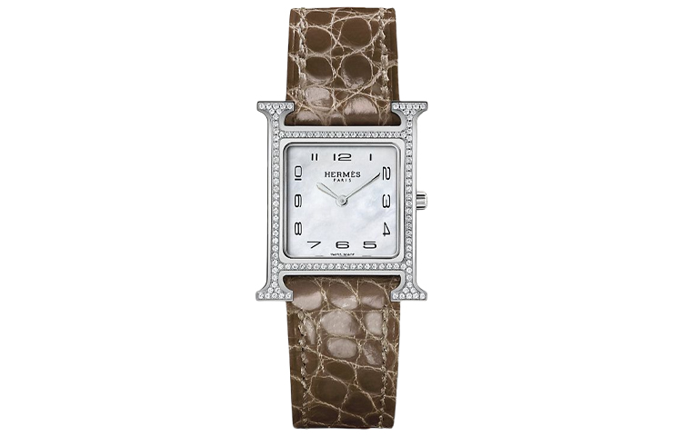 

HERMES Часы Women's Heure H Watch, White Dial