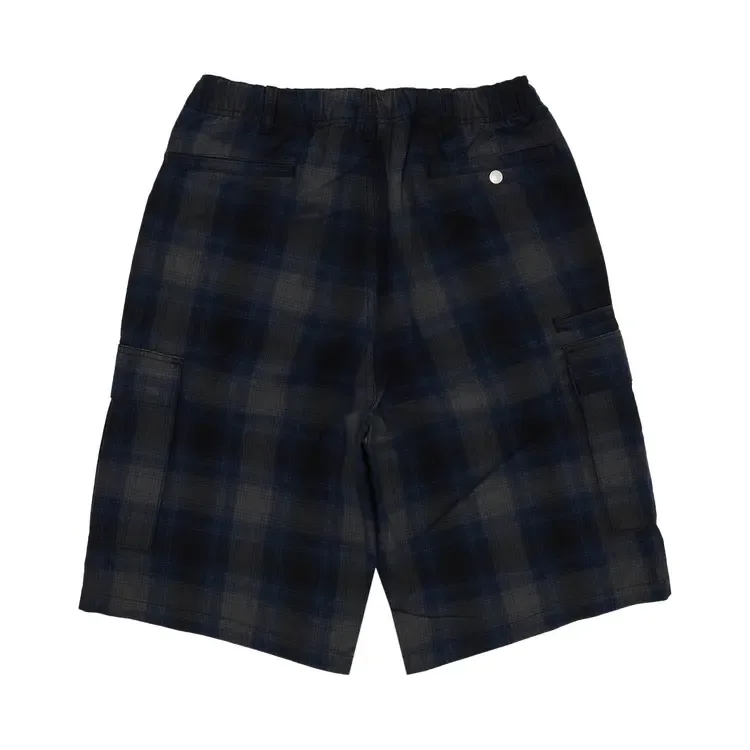 Шорты-карго Supreme Shadow Plaid, черные — фото 2