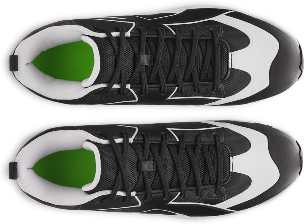 Under Armour мужские бейсбольные бутсы Leadoff Icon Mid, (001) Black/Black/Anthracite — фото 4