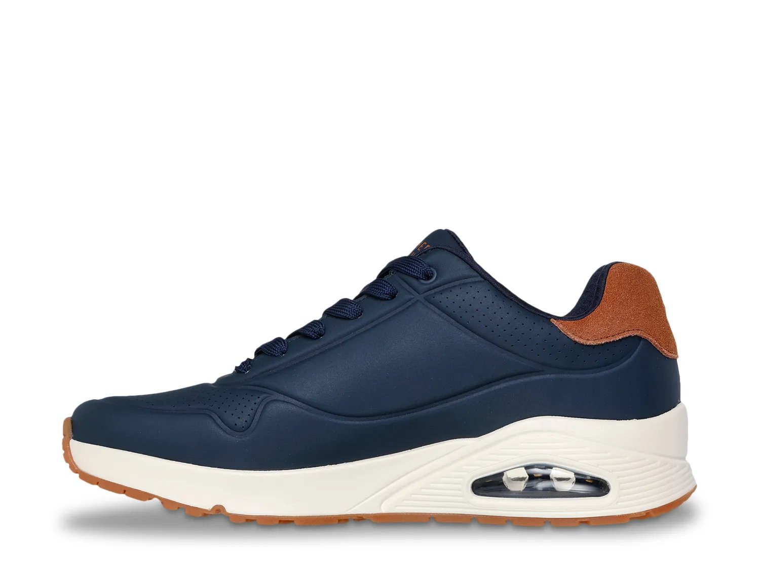 Кроссовки Skechers Street Uno Suited On Air Sneaker - Men's, темно-синий — фото 2