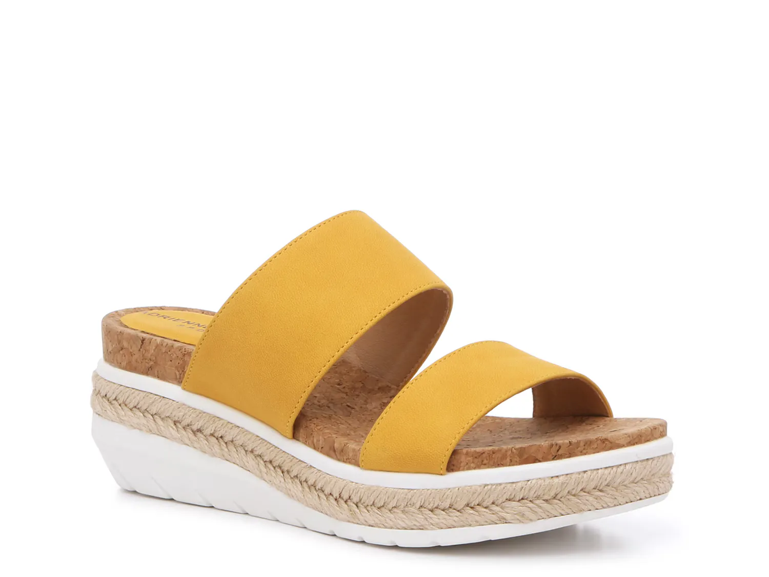 

Сандалии Cara Wedge Sandal Adrienne Vittadini, желтый