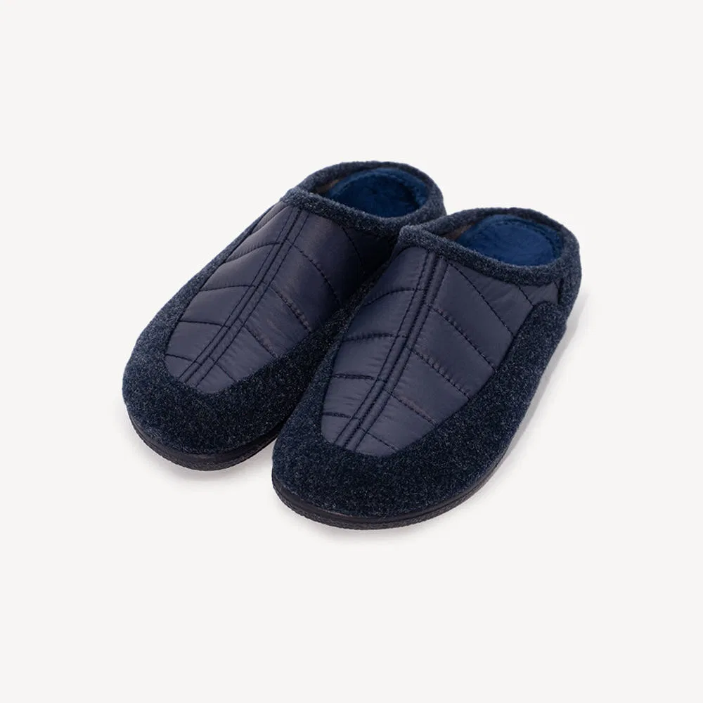 Мужские тёмно-синие зимние шлёпанцы Cadiz New от Gurus Shoes — фото 2