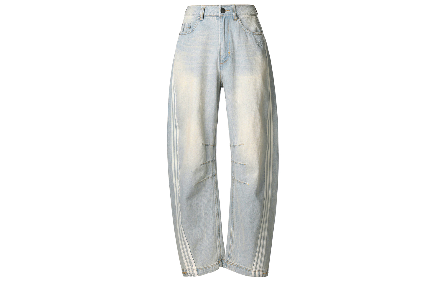 

Adilenium сезон 3 банана фитед постиранные джинсы Adidas Originals, синий