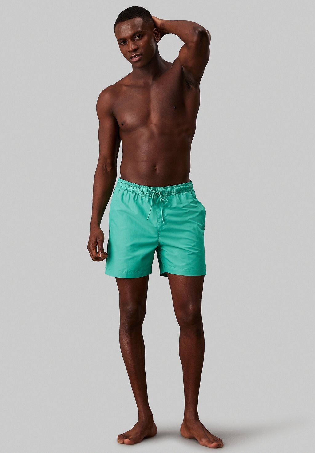

Шорты для плавания MEDIUM DRAWSTRING Calvin Klein Swimwear, зеленый