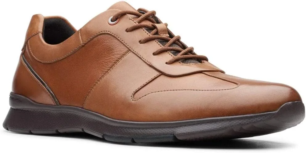 Мужские туфли-броги Clarks Un Tynamo с галстуком, коричневый/коричневый — фото 2