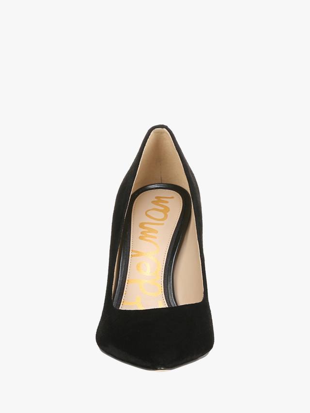 Туфли-лодочки на шпильке из кожи цвета hazel Sam Edelman, Black — фото 4