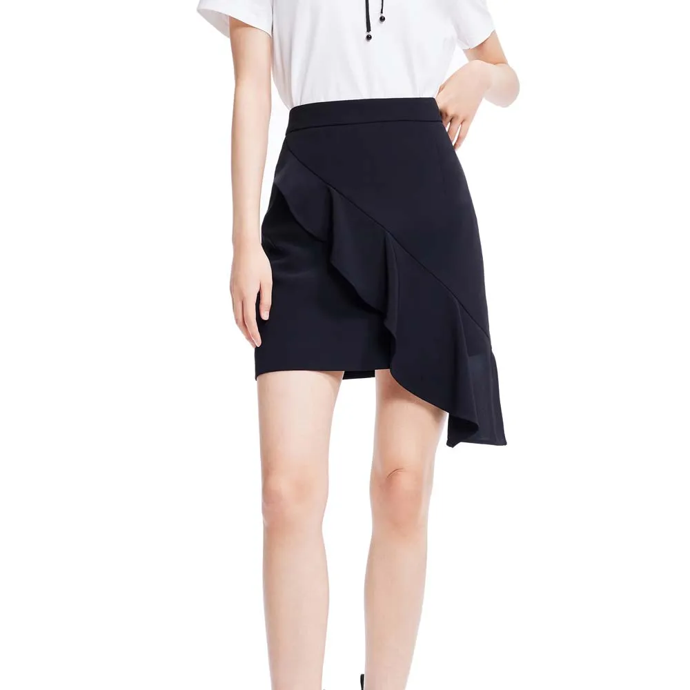 

Юбка Lily Chic Ruffled Lace skirt, черный