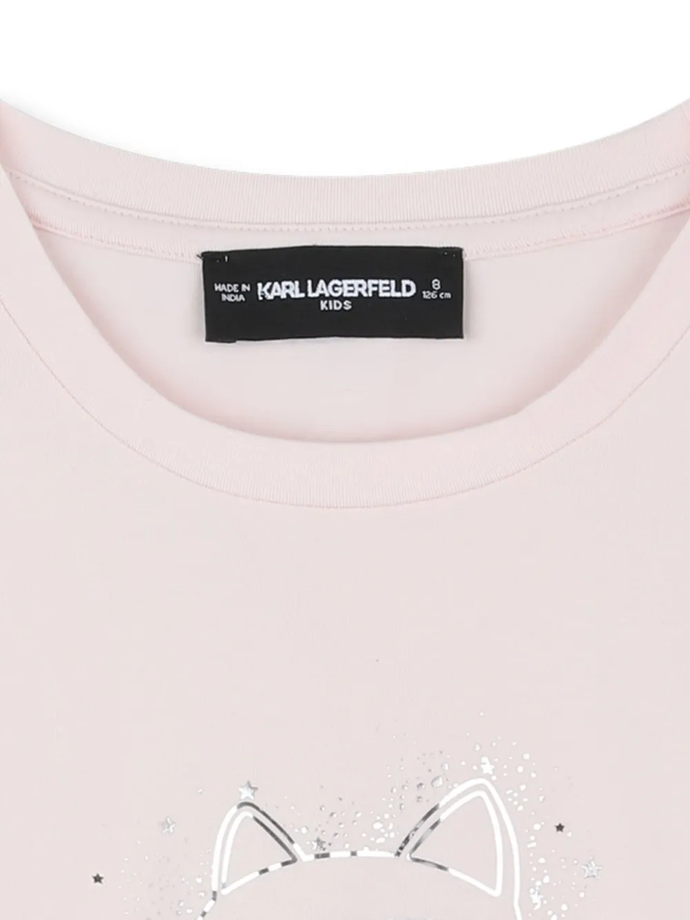 Футболка с принтом Choupette KARL LAGERFELD KIDS, нейтральный — фото 3