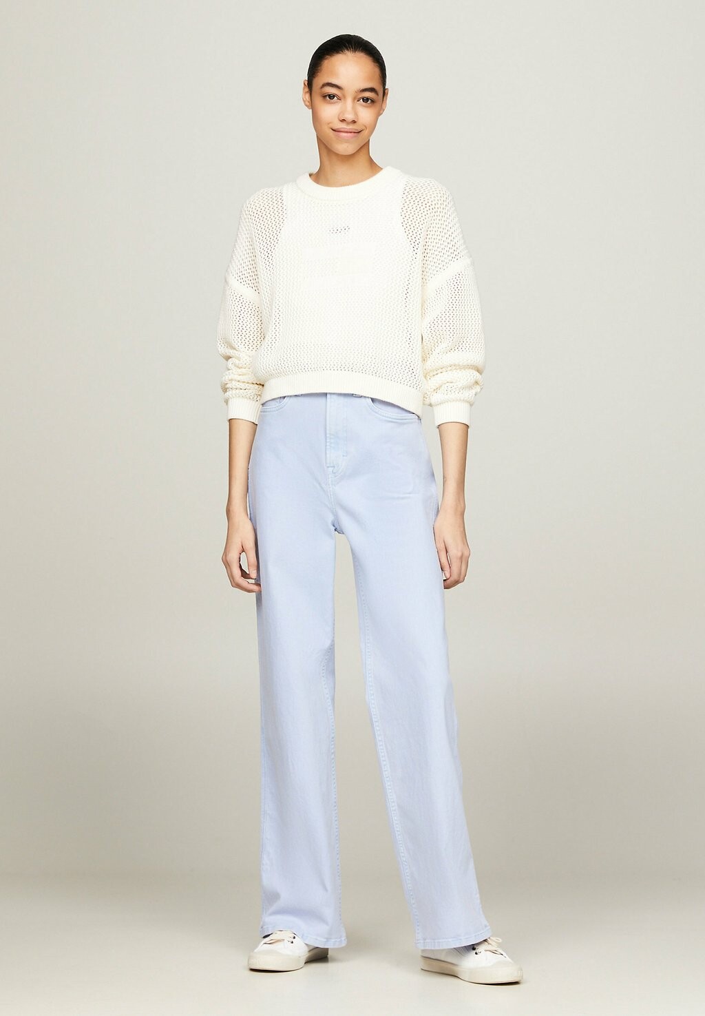 

Джемпер OPEN LOGO RELAXED FIT Tommy Jeans, белый