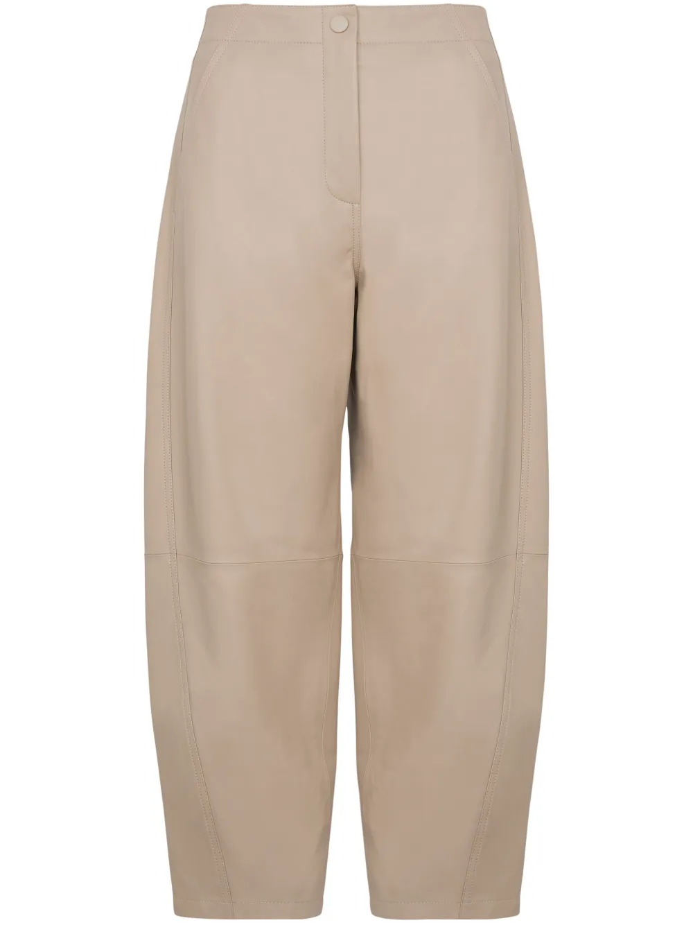 

Кожаные брюки YVES SALOMON, нейтральный