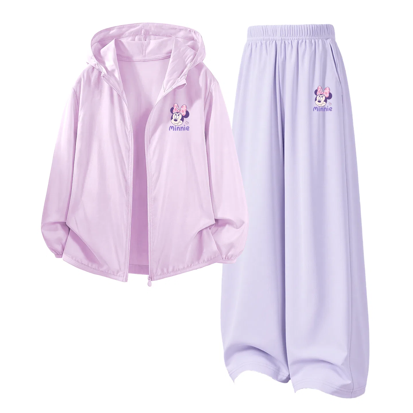Детский спортивный костюм Disney с капюшоном, фиолетовый