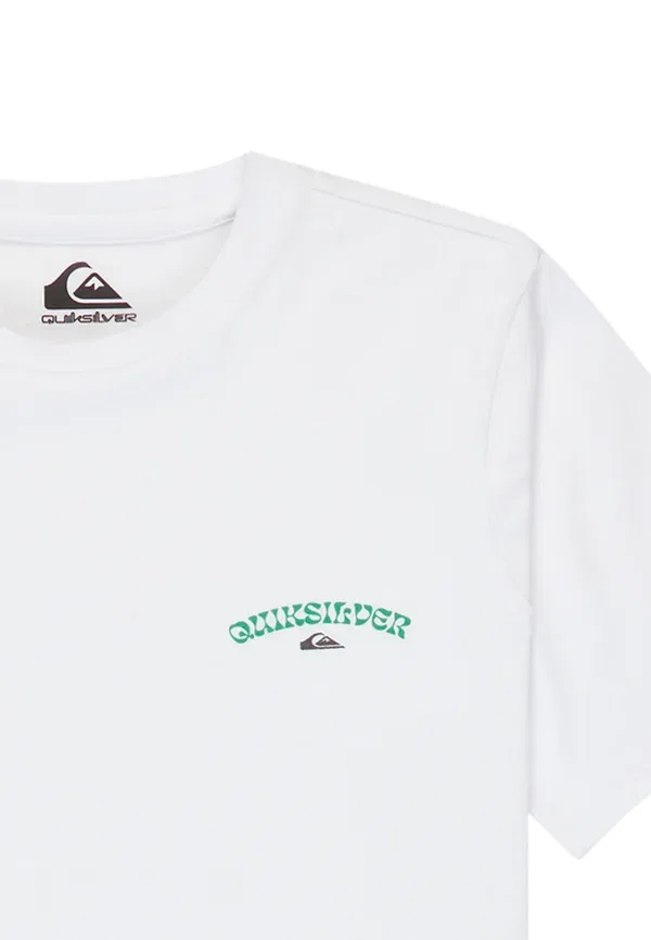 Футболка принтованная Quiksilver, цвет светло-бежевый — фото 3