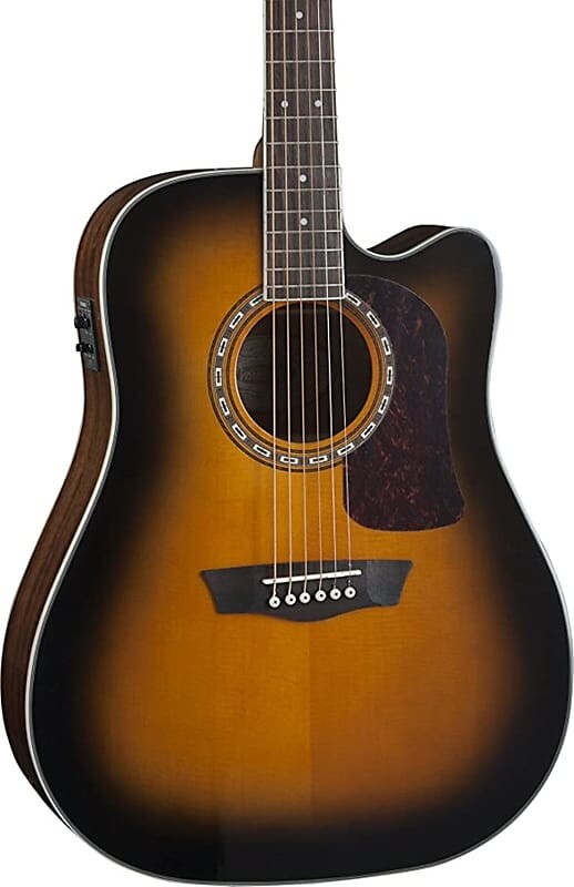 

Акустическая гитара Washburn Heritage D10SCE Acoustic-Electric Guitar, Tobacco Burst